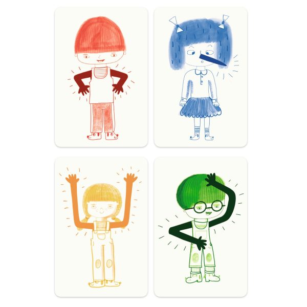 Gioco carte mimo a squadre Kidimime Djeco