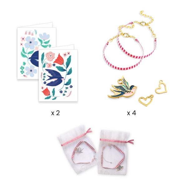 Mini kit crea gioielli you&me BIRD Djeco