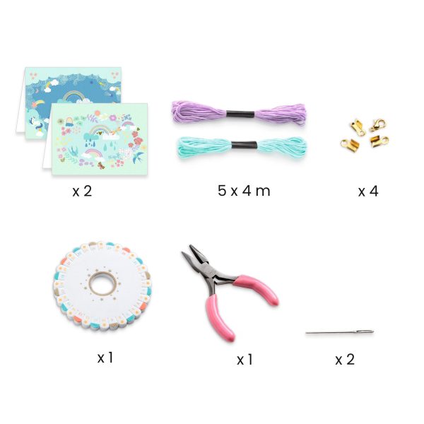 Mini kit crea gioielli you&me RAINBOW Kumihimo Djeco