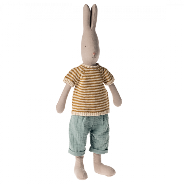 Pupazzo coniglio pantalone e maglietta Rabbit 49 cm Maileg