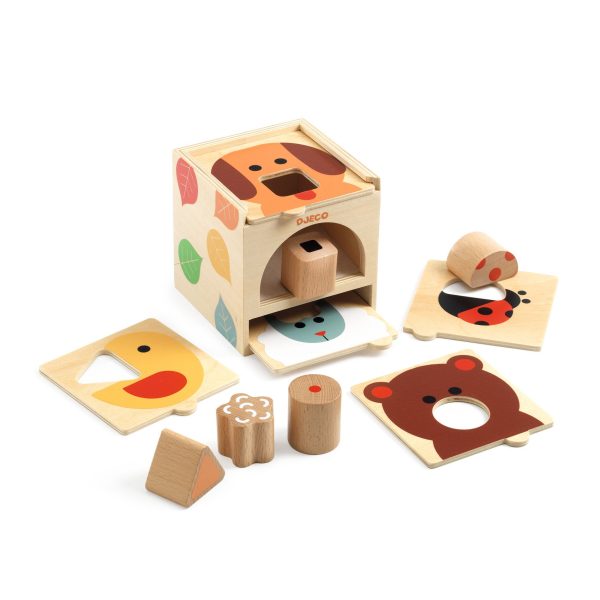 Scatola delle forme Montessori BoxBasic Djeco