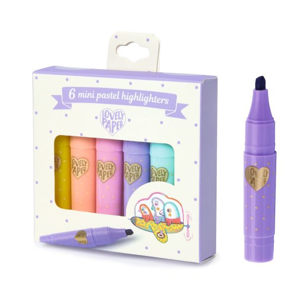 Set 6 evidenziatori pastello Djeco