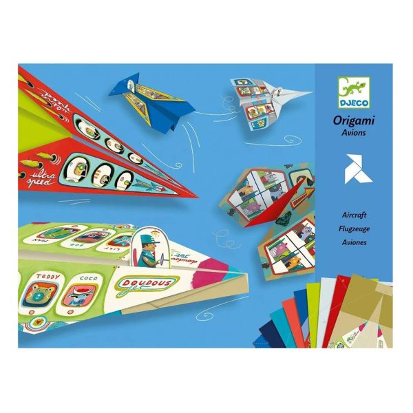 Set Origami 20 aerei con pilota Djeco