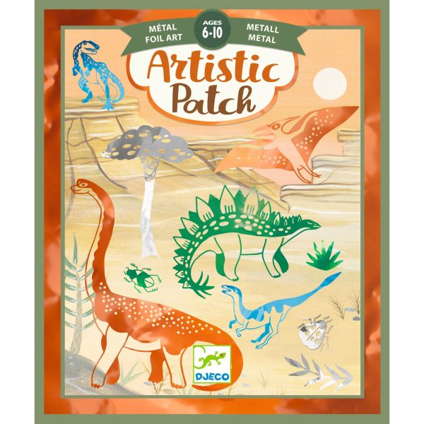 Set artistico ARTISTIC PATCH Dinosaurus Djeco