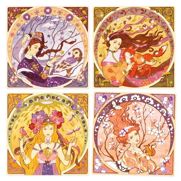 Set artistico Inspired by Alfons Mucha Djeco