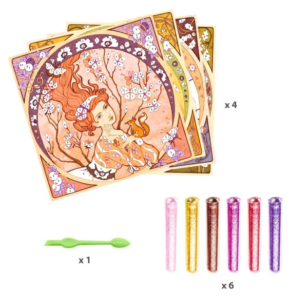 Set artistico Inspired by Alfons Mucha Djeco