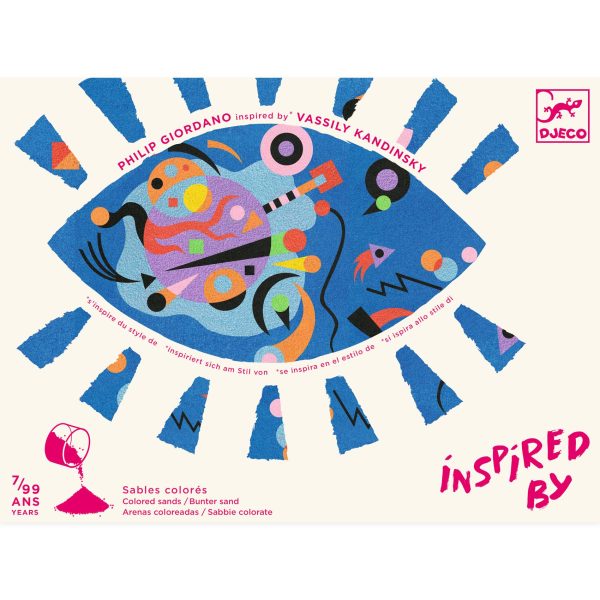 Set artistico Inspired by Wassily Kandinsky Djeco