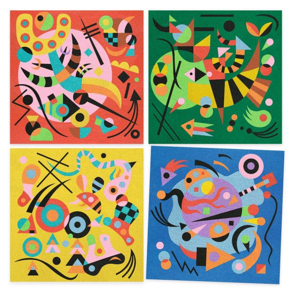 Set artistico Inspired by Wassily Kandinsky Djeco