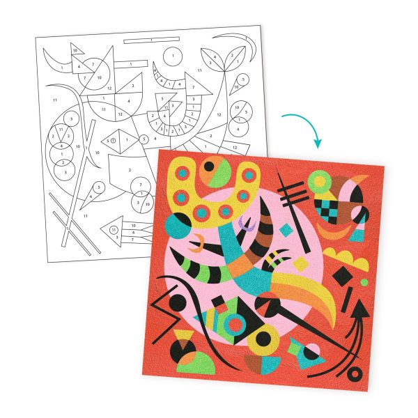 Set artistico Inspired by Wassily Kandinsky Djeco