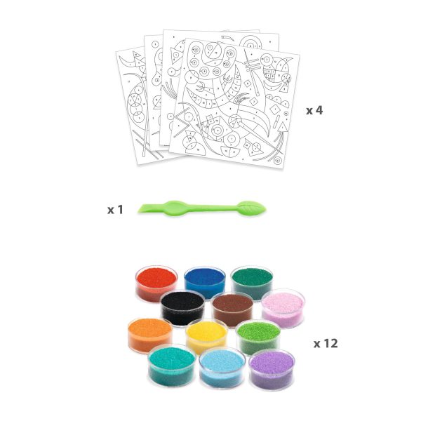 Set artistico Inspired by Wassily Kandinsky Djeco