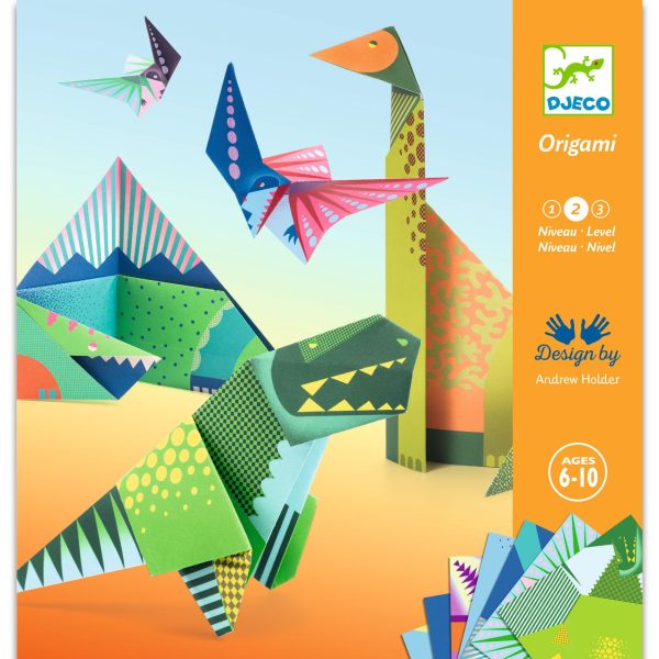 Set artistico Origami Dinosaurus Djeco