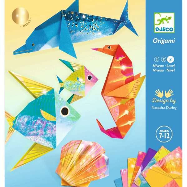 Set artistico Origami Sea Creatures Djeco