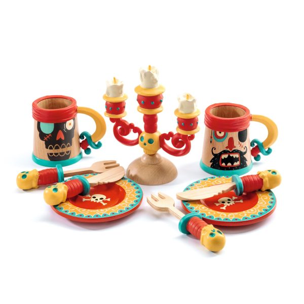 Set tavola dei pirati Djeco