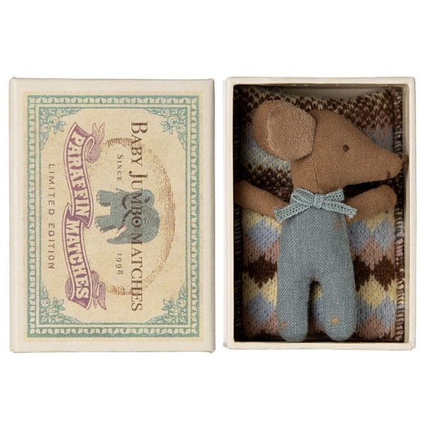 Topino pupazzo baby blue Maileg