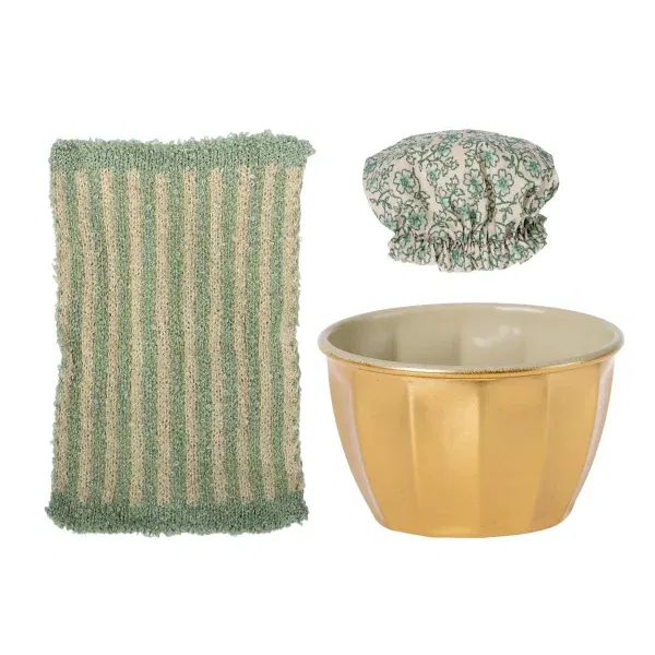 Topino pupazzo spa e benessere verde Maileg