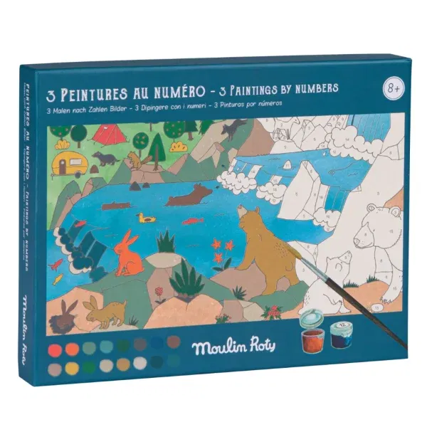 Dipingere con i numeri L'esploratore Le Jardin Moulin Roty