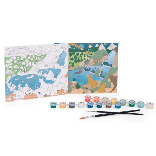 Dipingere con i numeri L'esploratore Le Jardin Moulin Roty