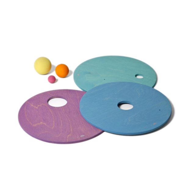 GRIMM’S x Stapelstein® Rolling Discs Cool Pastel