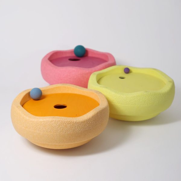GRIMM’S x Stapelstein® Rolling Discs Warm Pastel NOVITA' 2025