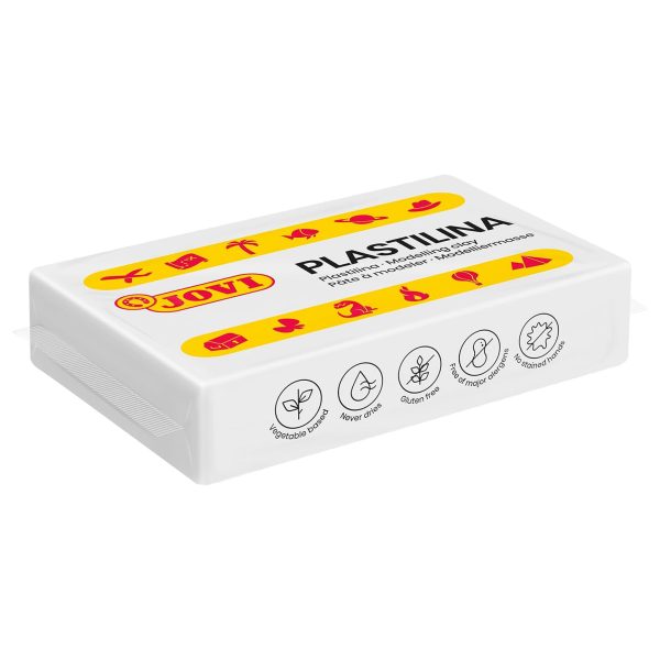 Plastilina vegetale 6x50 gr pastello Jovi + Abecedario