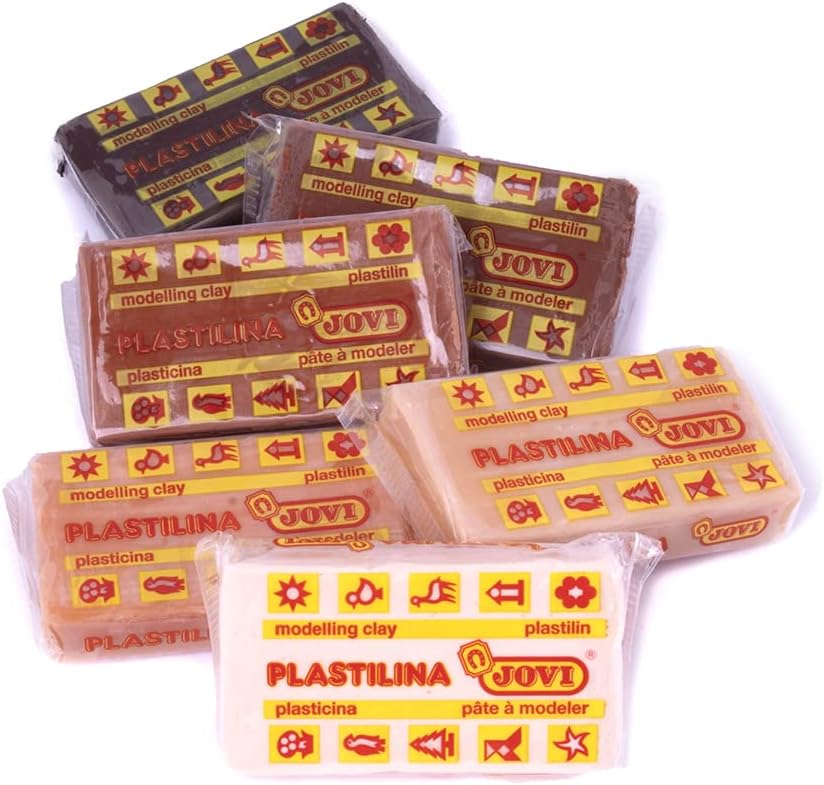 Plastilina vegetale 6x50 gr pelle Jovi