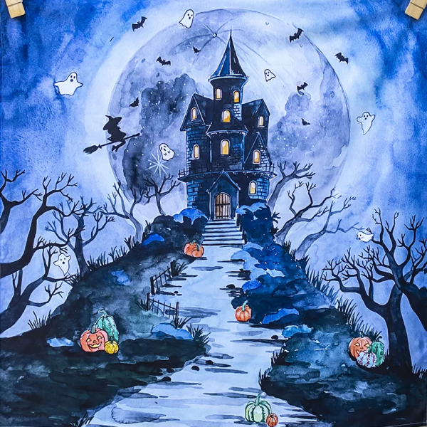 Telo gioco CASA STREGATA 100x100 cm Wonderie