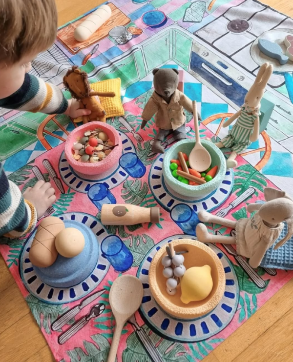 Telo gioco IN THE KITCHEN 100x100 cm Wonderie