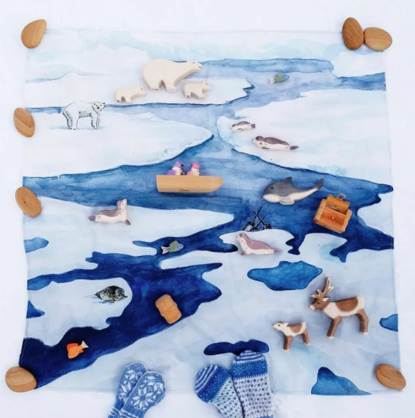 Telo gioco THE FROZEN LAND 100x100 cm Wonderie