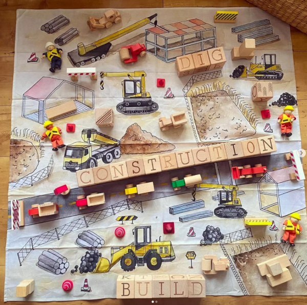 Telo gioco WORK STATION 100x100 cm Wonderie