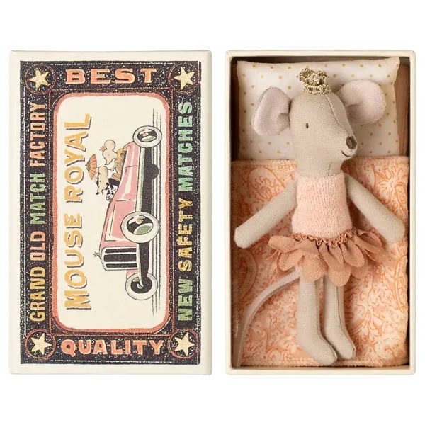 Topino principessa little sister in box 2025 Maileg