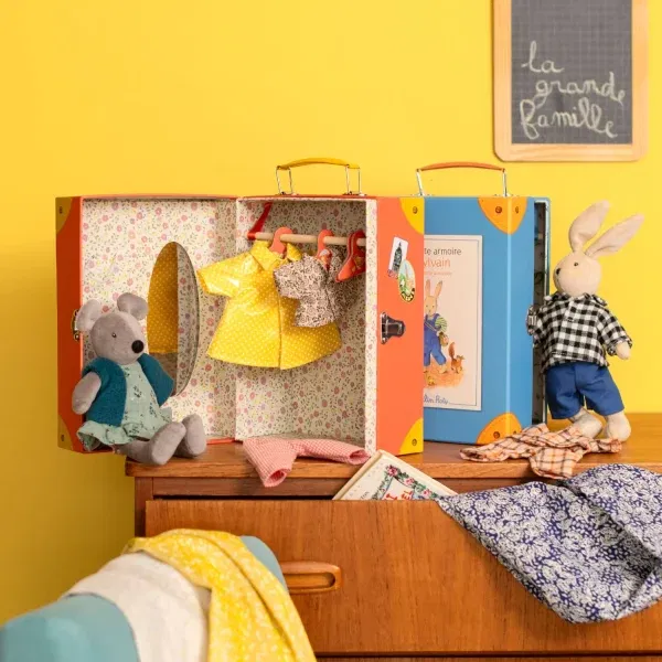 Valigetta piccolo armadio Nini Moulin Roty