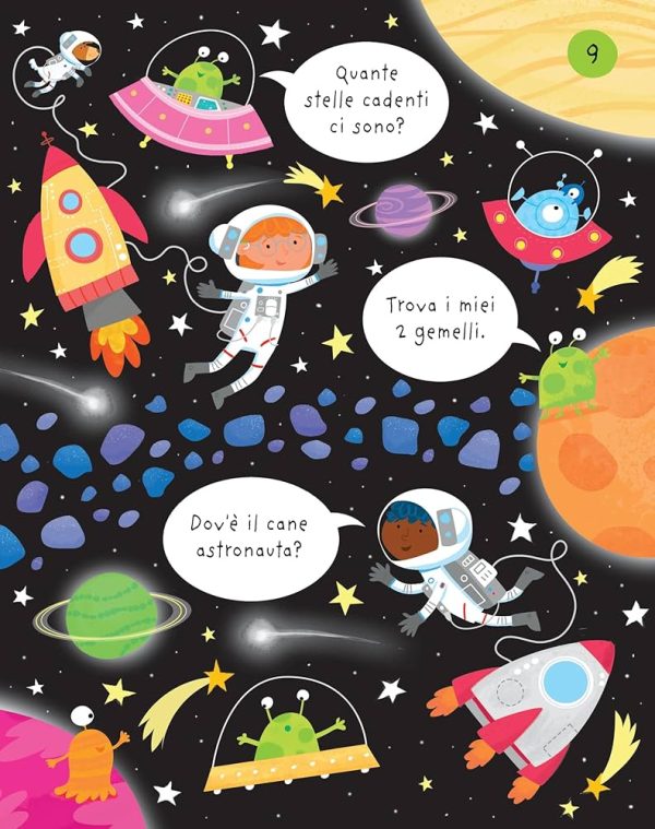 Blocco scaccia-noia Lo spazio - Usborne