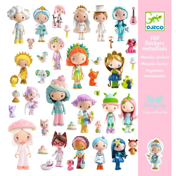 Cartella 160 stickers Tinyly Djeco