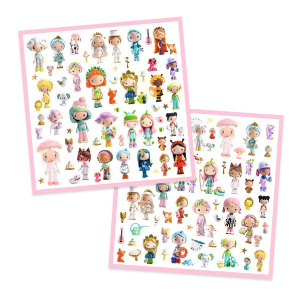 Cartella 160 stickers Tinyly Djeco