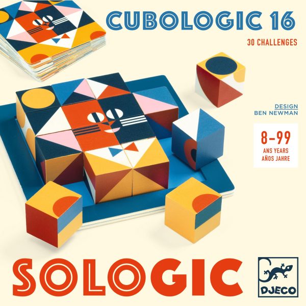 Gioco composizione Cubologic 16 cubi Djeco