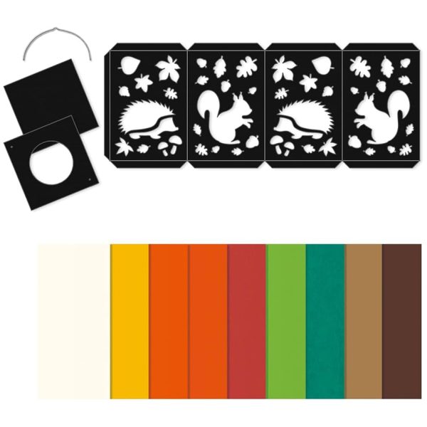 Kit creativo lanterna animali della foresta URSUS