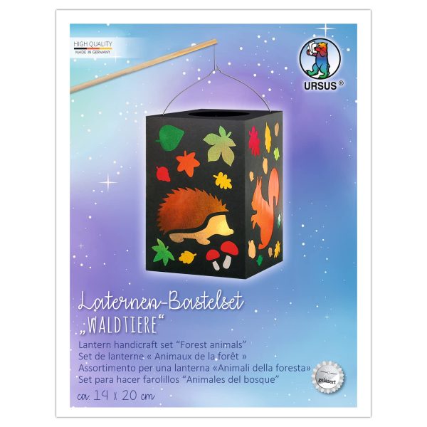 Kit creativo lanterna animali della foresta URSUS