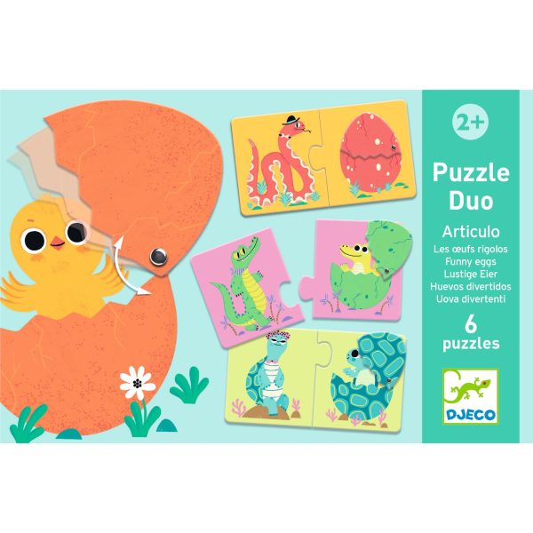 Puzzle Funny egs duo Djeco