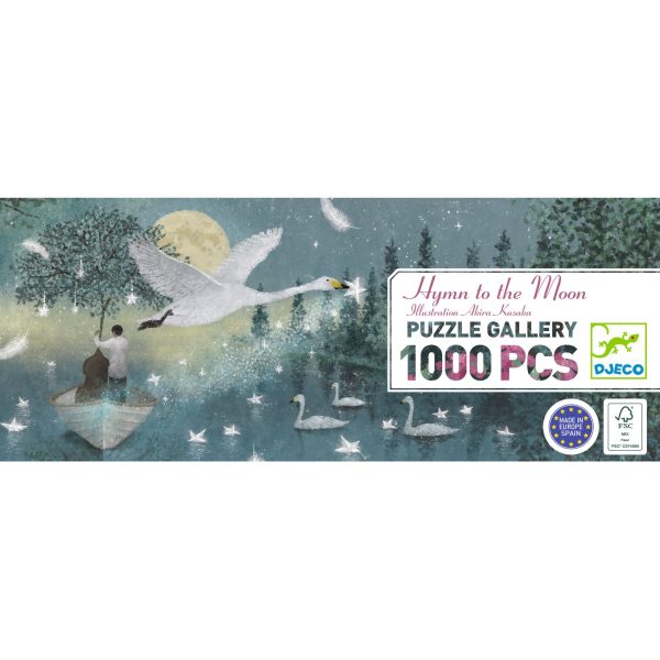 Puzzle Gallery Hymn to the Moon 1000 pezzi Djeco