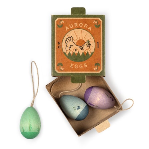 Set 3 decori Pasqua Aurora egg Grapat
