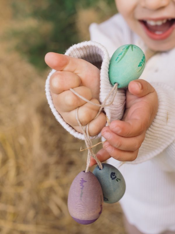 Set 3 decori Pasqua Aurora egg Grapat