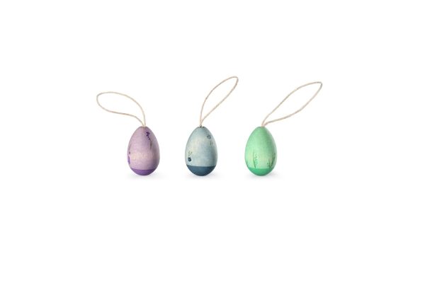 Set 3 decori Pasqua Aurora egg Grapat