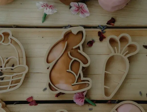 Set 6 formine Easter eco cutter Kinfolk & Co