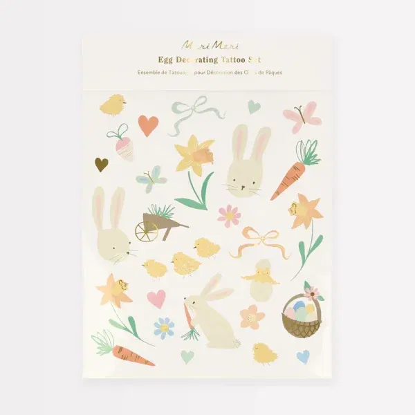 Set tatuaggi Easter Icons Egg decoration MeriMeri