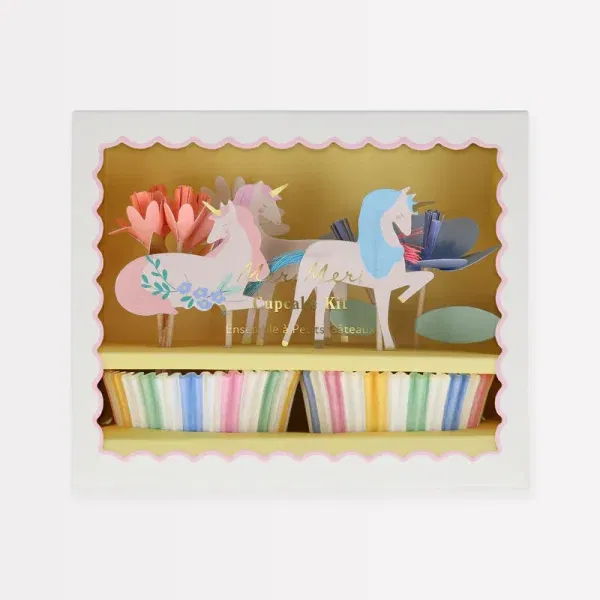 Unicorn cupcake kit MeriMeri