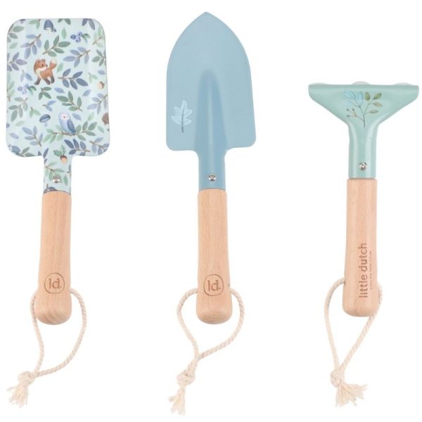 Set 3 attrezzi giardinaggio blue Little Dutch