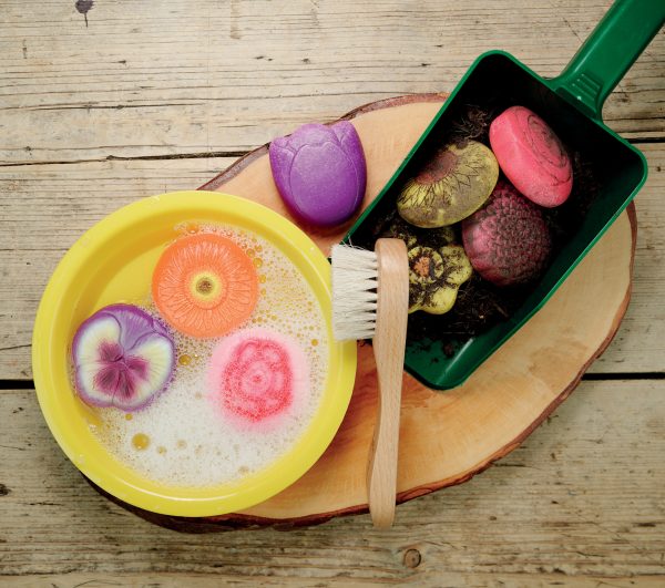 Set 8 pezzi pietre sensoriali fiori Yellow Door