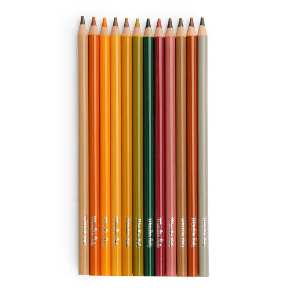 12 matite colori giardino + carte Moulin Roty