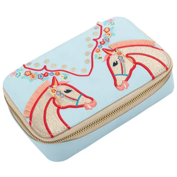 Astuccio scuola completo Cavaliere Floreale JEUNE PREMIER