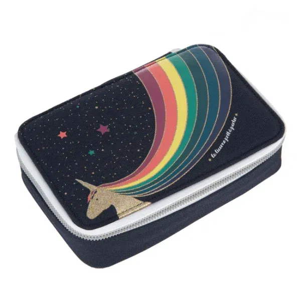 Astuccio scuola completo Unicorn gold JEUNE PREMIER